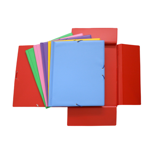 Carpeta gomas y solapas f° PVC Saro