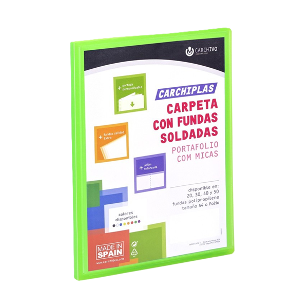 Carpeta fundas personalizable A4 40 hojas