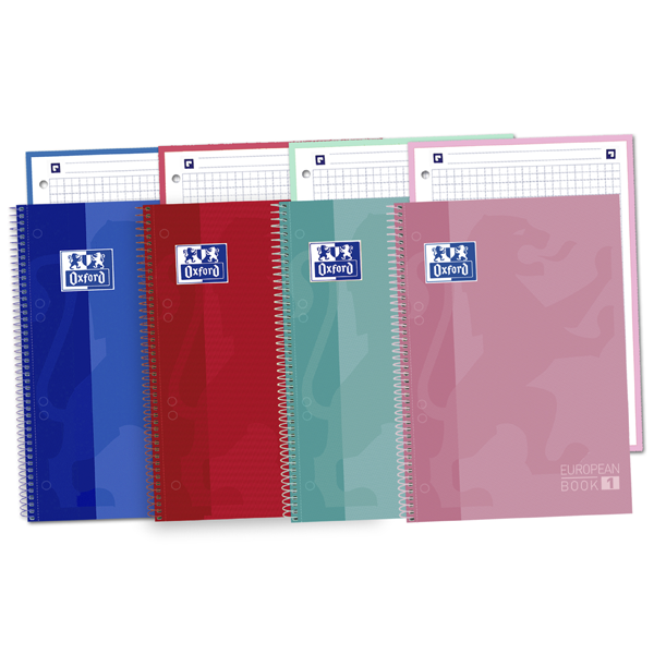 Cuaderno A5 europ. 1 Oxford tapa extrad.