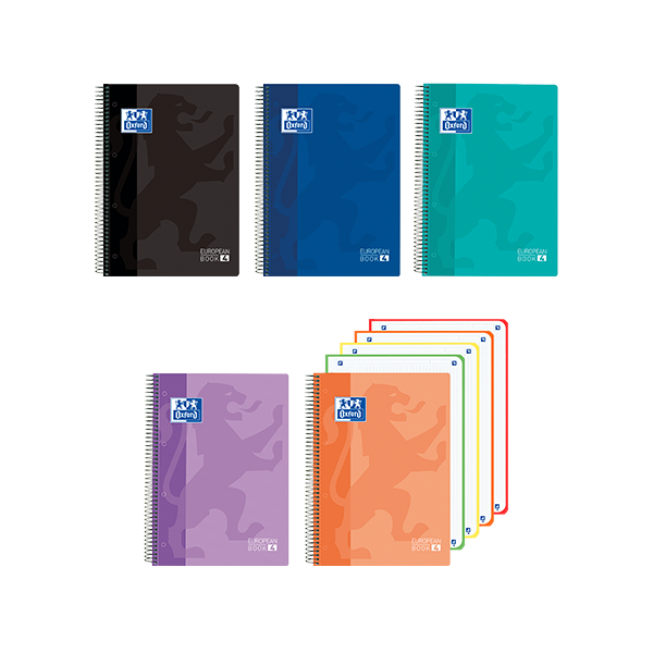 Cuaderno Oxford europ. book 4 tapa plást. 4°