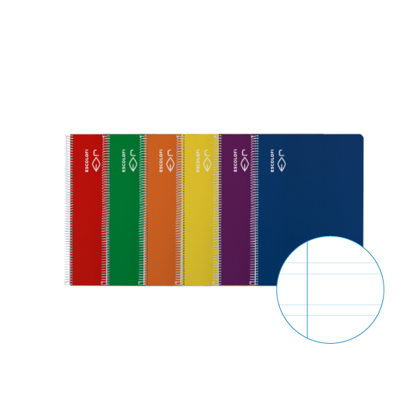 Cuaderno Escolofi tapa dura 4° 50 h. pauta 3,5