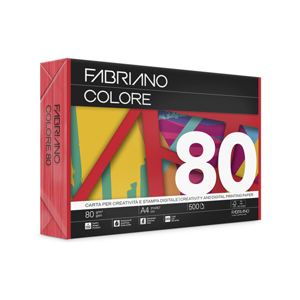 Papel colores copy tinta 500 h. A4 80 g.