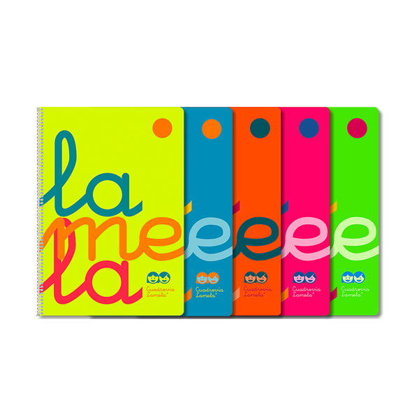 Cuaderno cuadrovia Lamela tapa pp. f° 3 mm