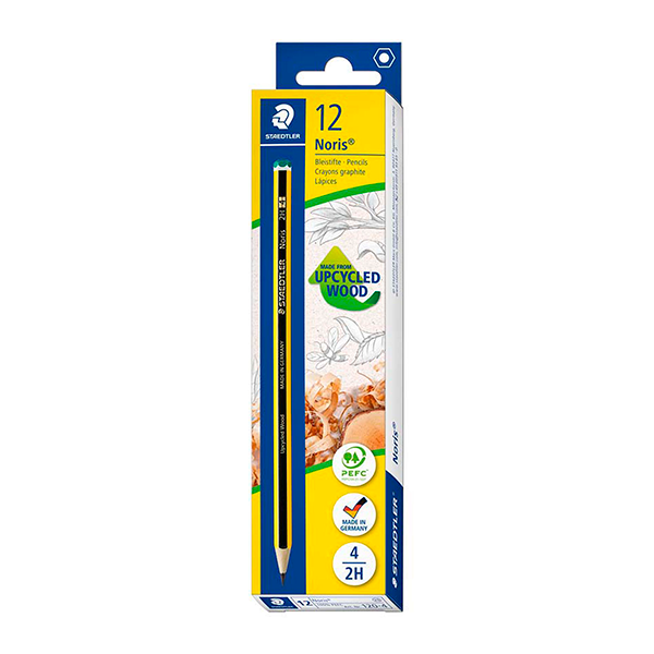 Lápiz Staedtler Noris 120 Nº4 2H. Caja 12 u.