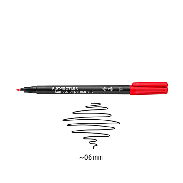 Marcador perman. Staedtler Lumocolor 318