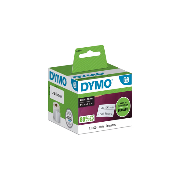 Rollo etiquetas Dymo Label W. 89x41 mm Blanco