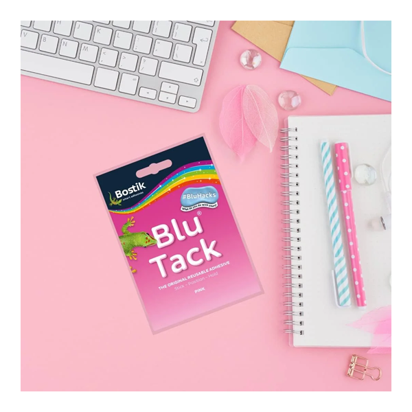 Masilla adhesiva BluTack Rosa 45 g