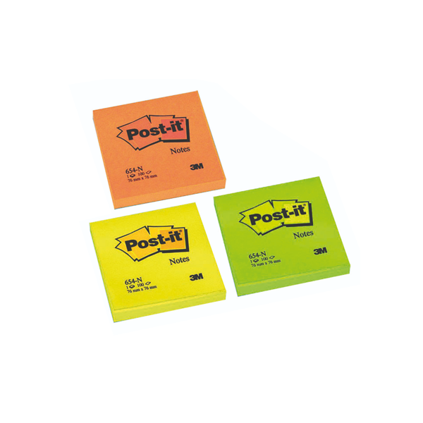 Post-it colores 76x76 mm