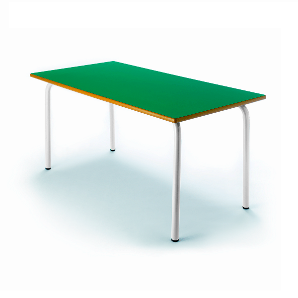 Mesa rect. 207 - 120x60 cm pata blanca alt. 46