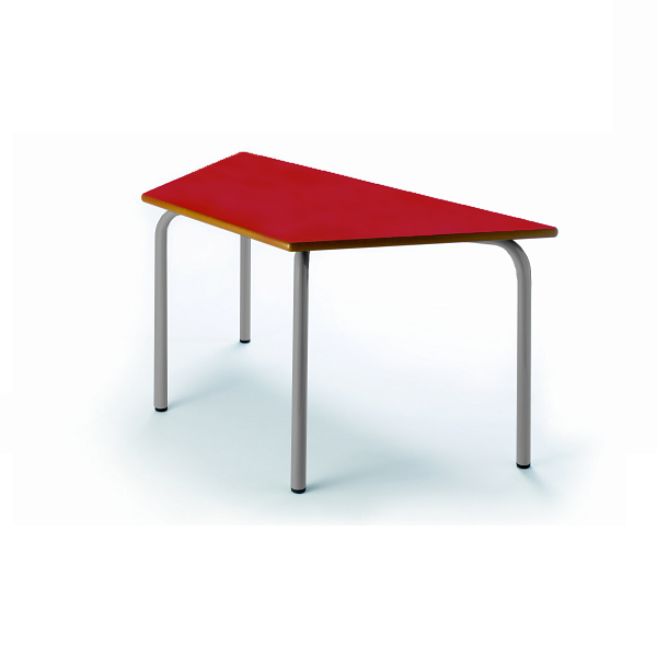 Mesa trapezoidal 205 - 120x3 l60 cm pata gris alt. 54