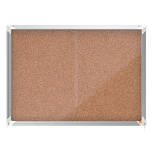 Vitrina interior puerta corredera superficie corcho Nobo