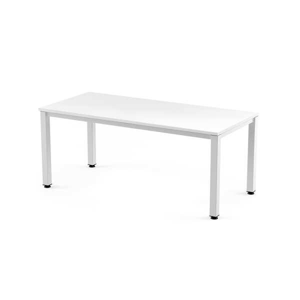 Mesa operativa rect. est. Blanco 200x80