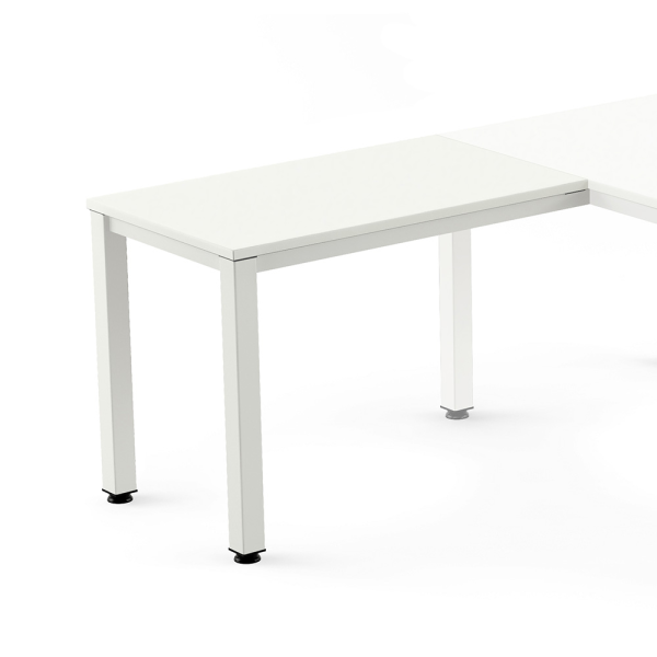 Ala mesa operativa est. Blanco 100x60