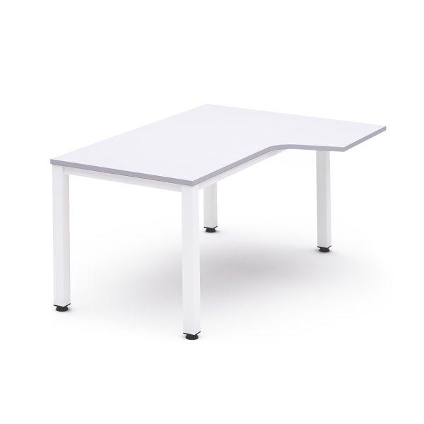 Mesa Executive L dcha. est. Blanco 160x110x80