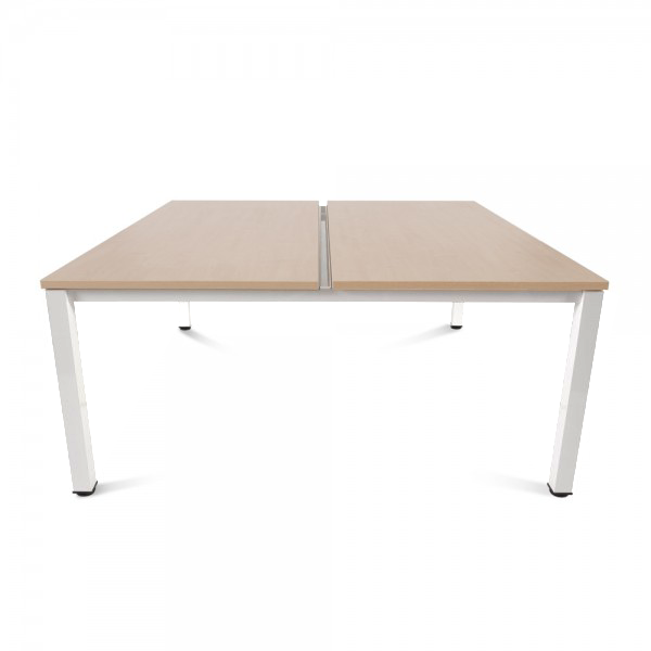 Mesa Executive rect. doble est. Blanco 360x80