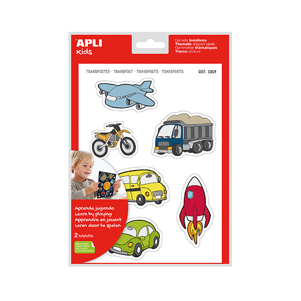 Sobre gomet A4 Apli 12824 transportes