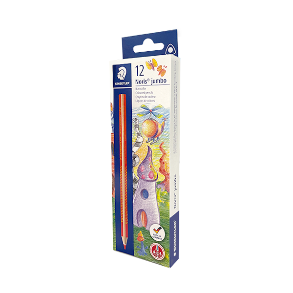 Lápiz Staedtler unicolor Noris jumbo 188. Caja 12