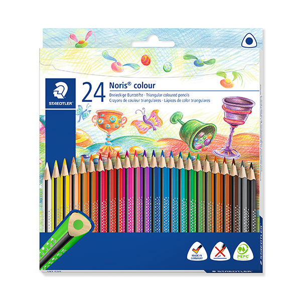 Lápiz Staedtler triplus colour 187 24 u.