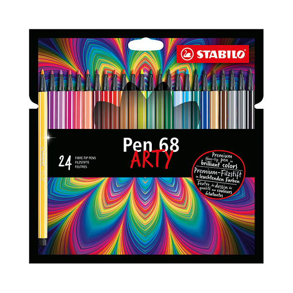 Rotulador Stabilo Pen 68 Arty caja 24 u.