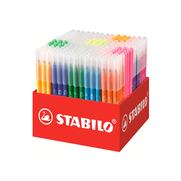 Schoolpack cartón Stabilo Trio A-z