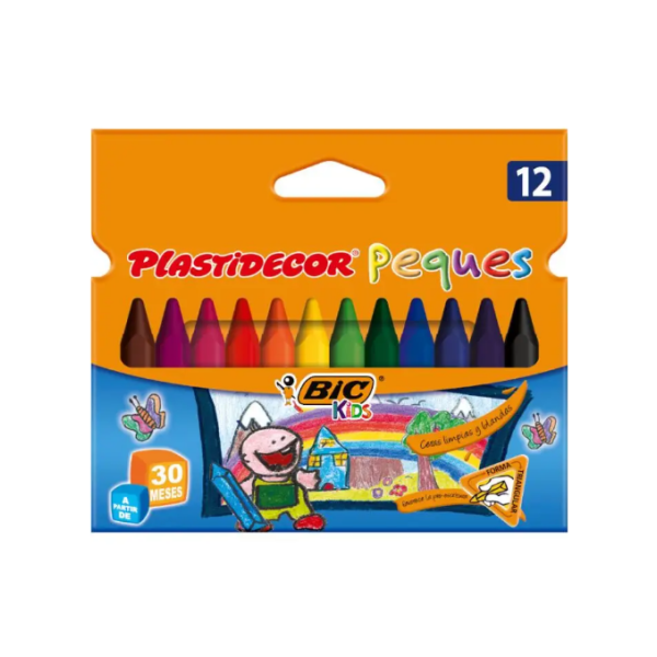 Plastidecor peques. Estuche 12 ceras