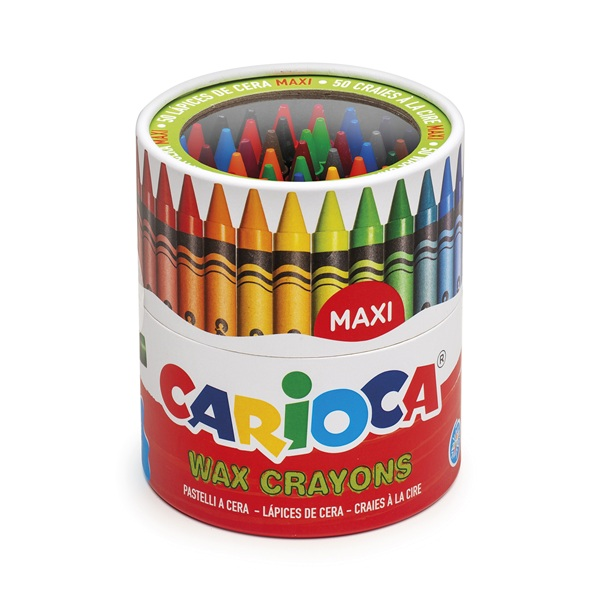 Pack Carioca maxi Wax crayons 50 u.