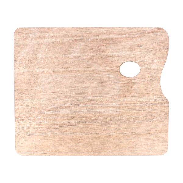 Paleta rectangular madera 25x30 cm