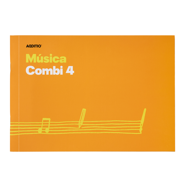 Cuaderno música primaria combi 4 Additio 48 p.