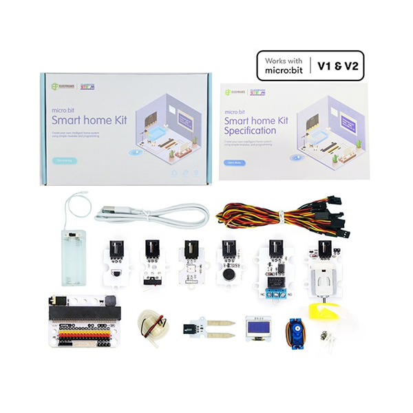 Kit casa inteligente domótica + tarjeta micro:bit