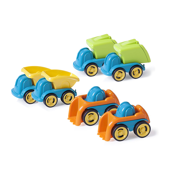 Minimobil Dumpy 18 cm. Set de 6