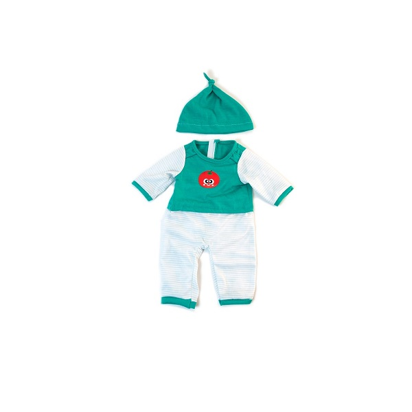 Pijama frío Verde rayas 38 cm