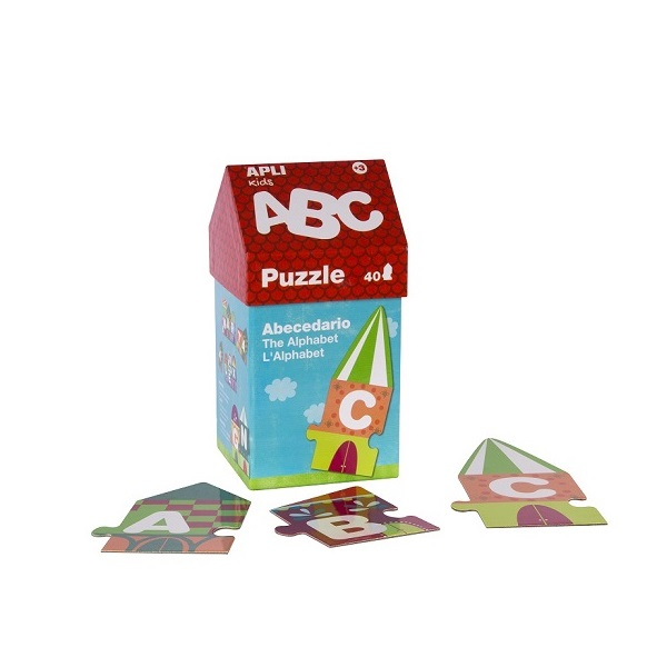 Puzzle casita abc