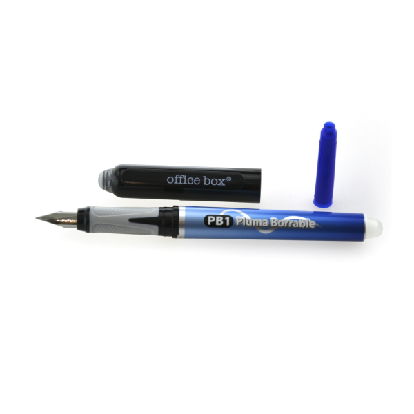 Pluma escolar recargable y borrable