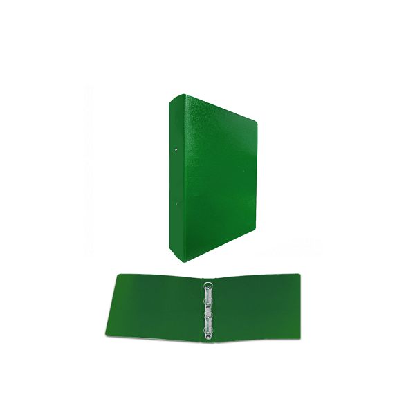 Carpeta cartón 4 anillas 40 mm. Verde