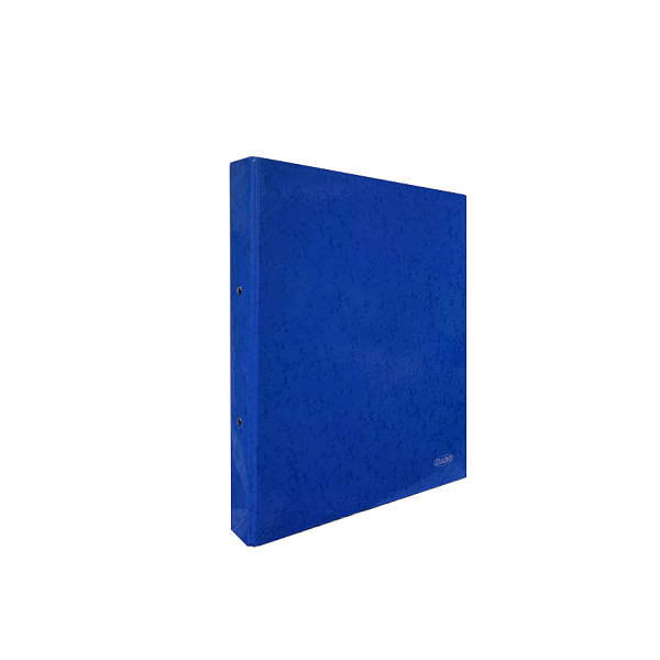 Carpeta cartón forrado 2 anillas 25 mm Azul