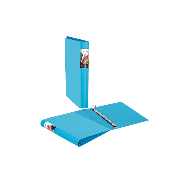 Carpeta A4 Colormax 4 anillas 25 mm Azul claro