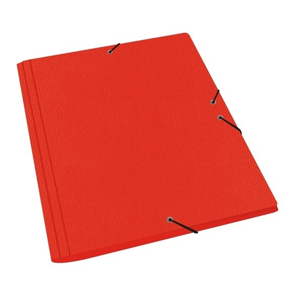 Carpeta gomas cartón compacto Rojo