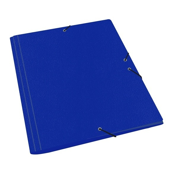 Carpeta gomas cartón compacto Azul