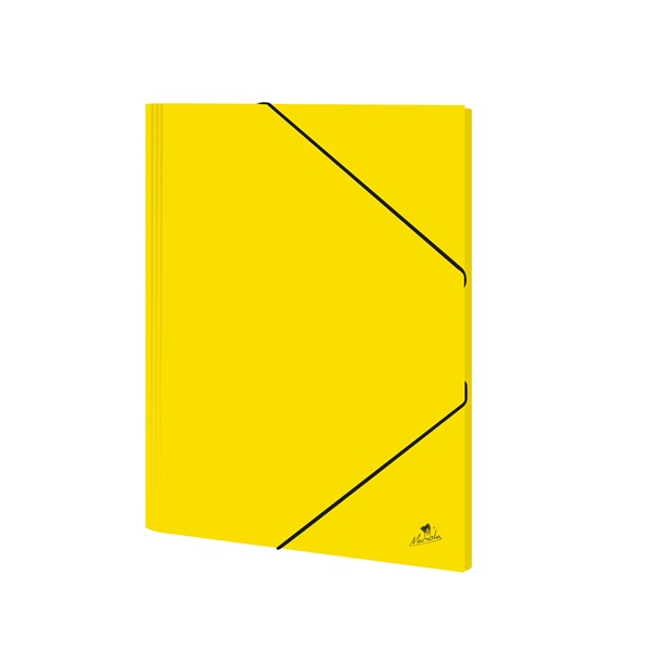 Carpeta cartón forrado plastif. mate folio Amarillo