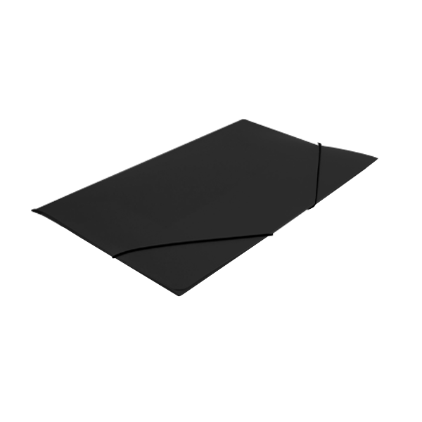 Carpeta gomas polipropileno Negro