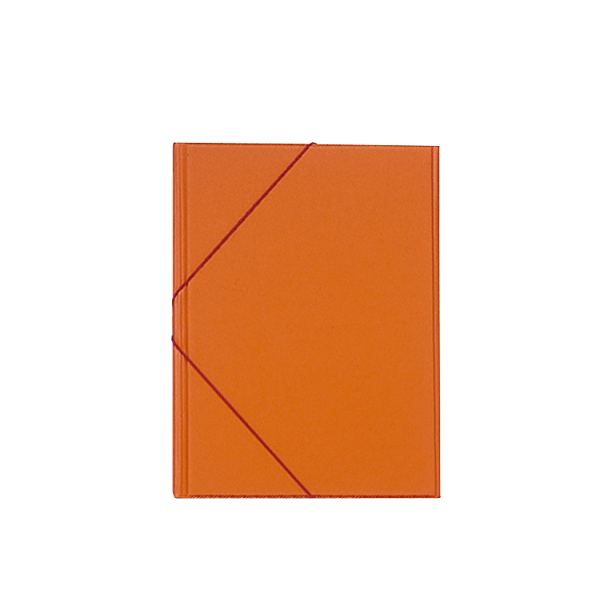 Carpeta gomas solapa PVC Saro. Naranja