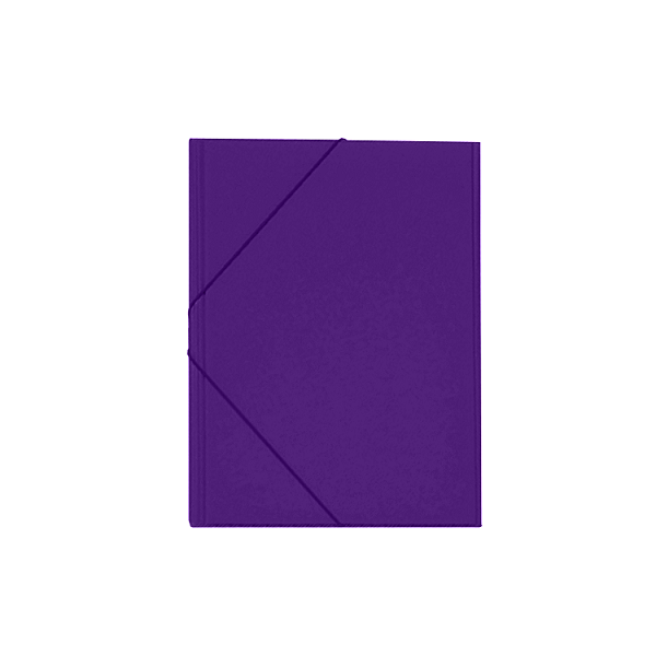 Carpeta gomas solapa PVC Saro. Violeta