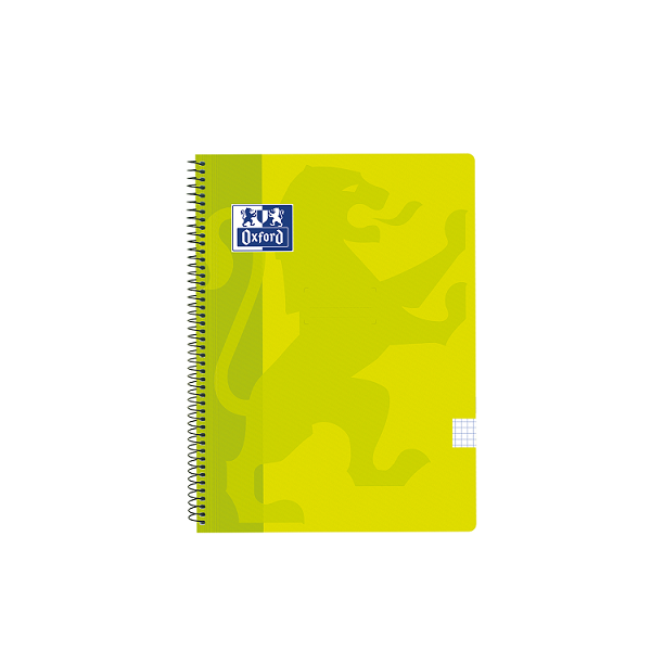 Cuaderno Oxford tapa plást. f° 80 h. 90 g. 4x4 Lima