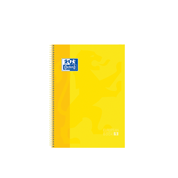 Cuaderno Oxford microperforado 80 h. Amarillo