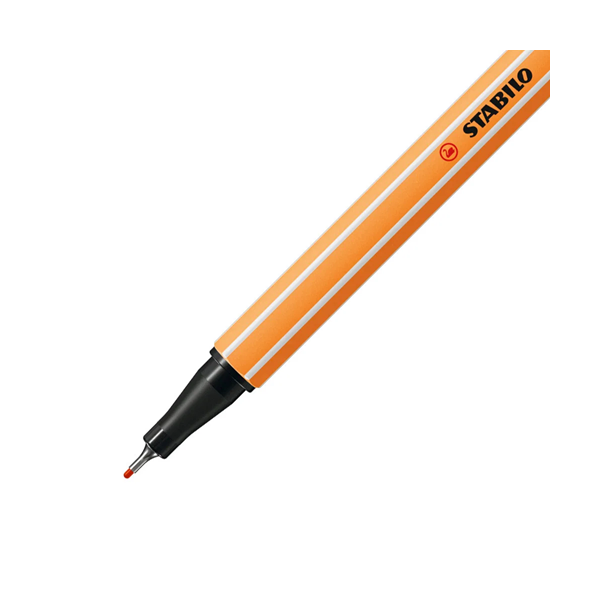 Rotulador Stabilo Point 88 Rojo