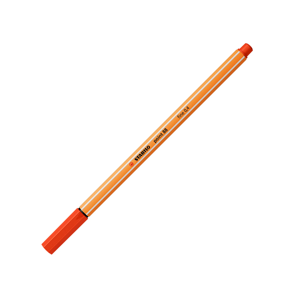 Rotulador Stabilo Point 88 Rojo