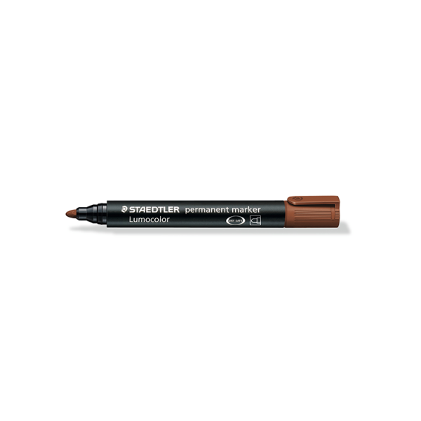 Rotulador Lumocolor Staedtler 352 Marrón