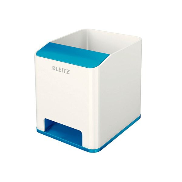 Cubilete Leitz Wow Dual Azul metaliz./blanco