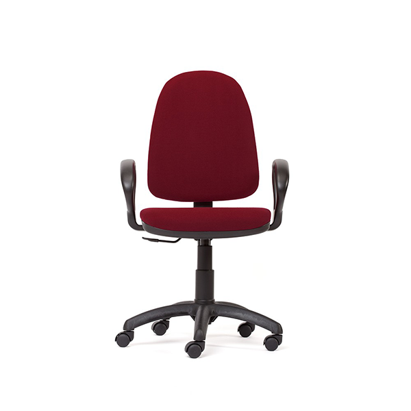 Silla operativa RD-930 brazos Burdeos