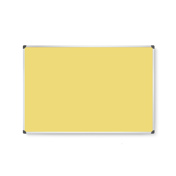 Tablero corcho tapizado 760 100x120 cm Amarillo